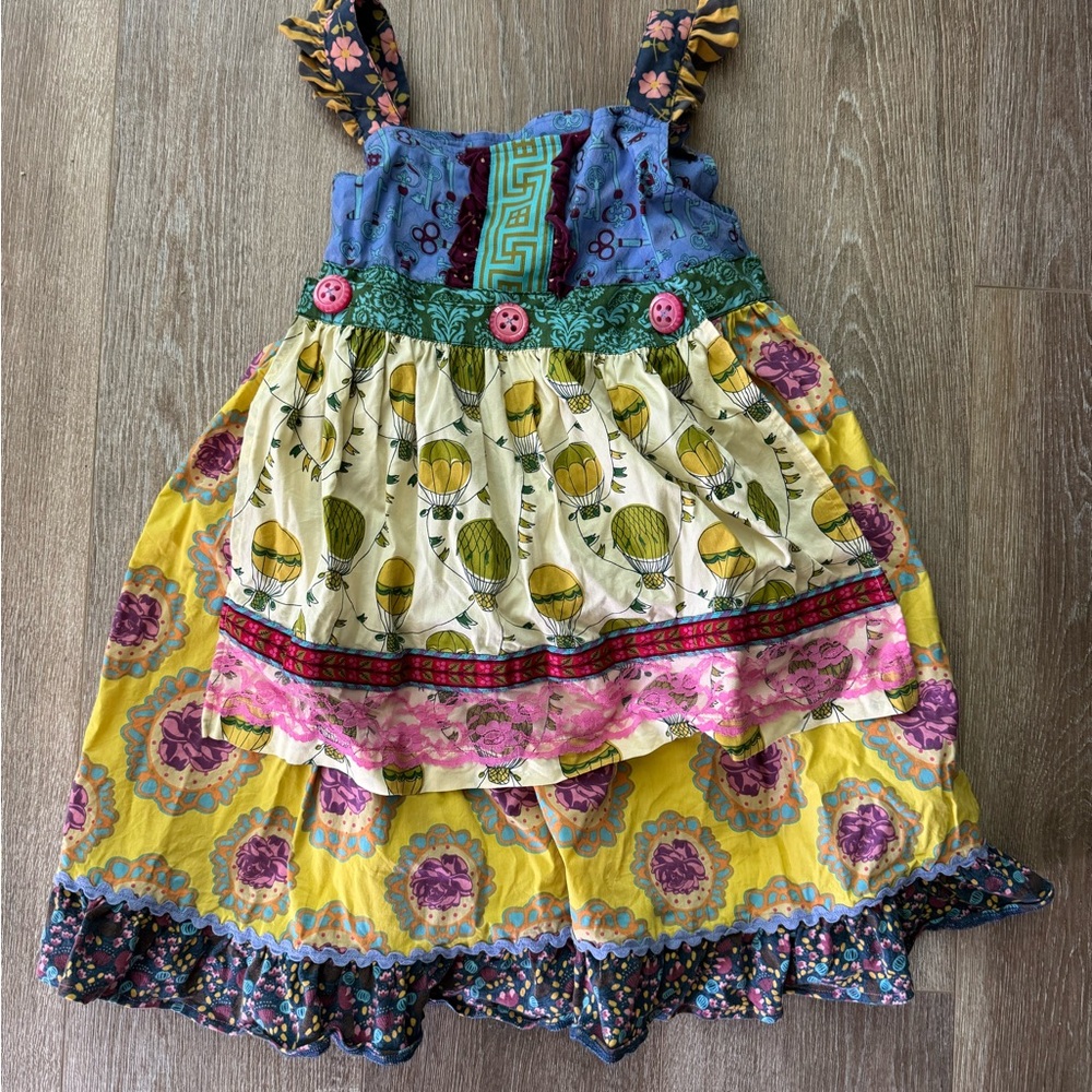 Colorful Matilda Jane Removable Smock Dress